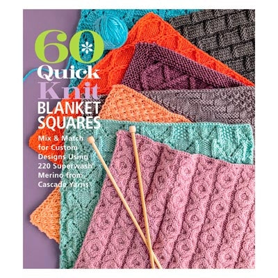 Cascade Books 60 Quick Knit Blanket Squares